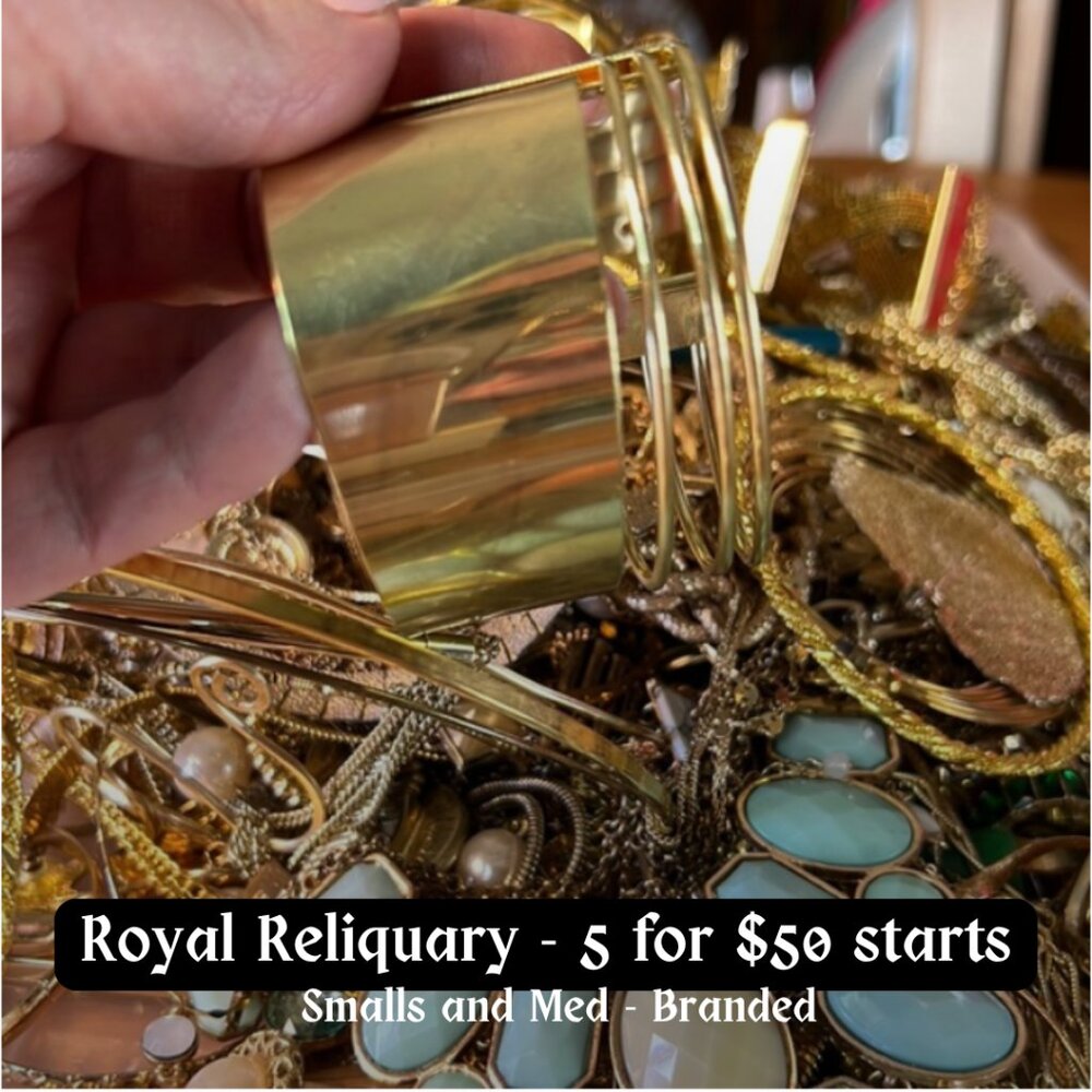 Royal Reliquary - 5 for $50 starts. Jewelry Lot.
